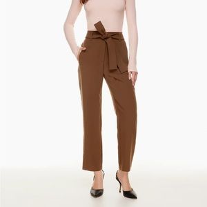 Aritzia Wilfred Tie Front Pant